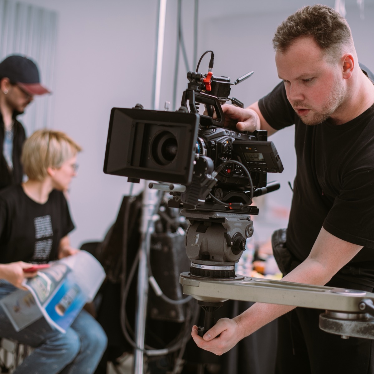 Crew at work